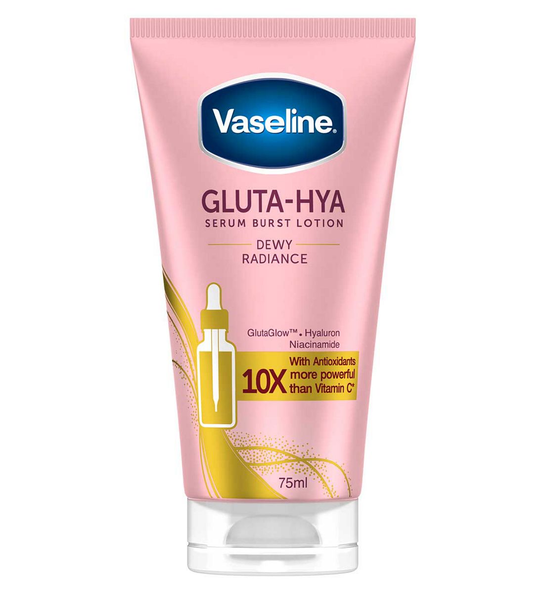Vaseline Gluta-Hya Dewy Radiance Serum Burst Lotion 75ml