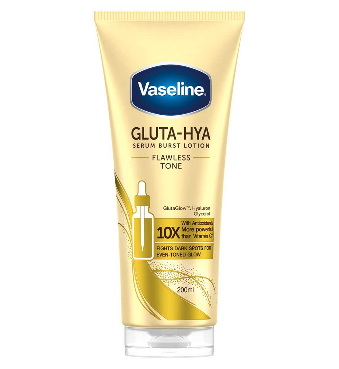 Vaseline Gluta-Hya Flawless Glow Serum Burst Lotion200 ml, 200ml