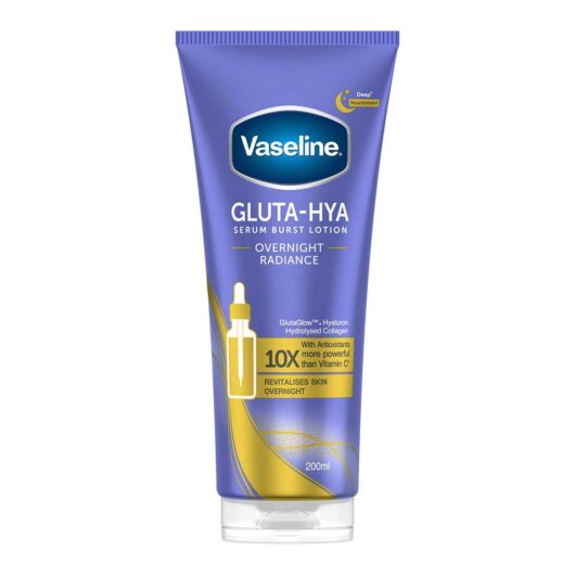 Vaseline Gluta-Hya Overnight Radiance Serum Burst Lotion200 ml, 200ml