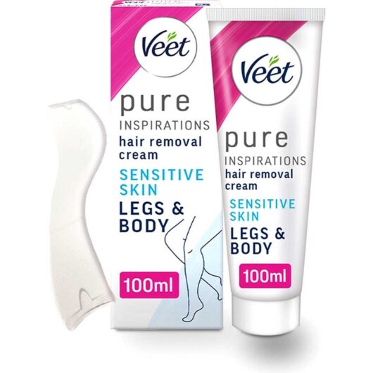 Veet Pure Hair Removal Cream Legs & Body Sensitive - 100ml
