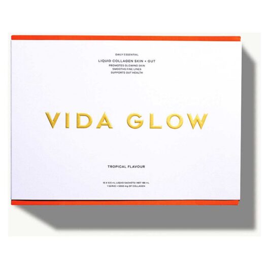 Vida Glow Liquid Collagen Skin And Gut Sachets 12.4Ml 15S