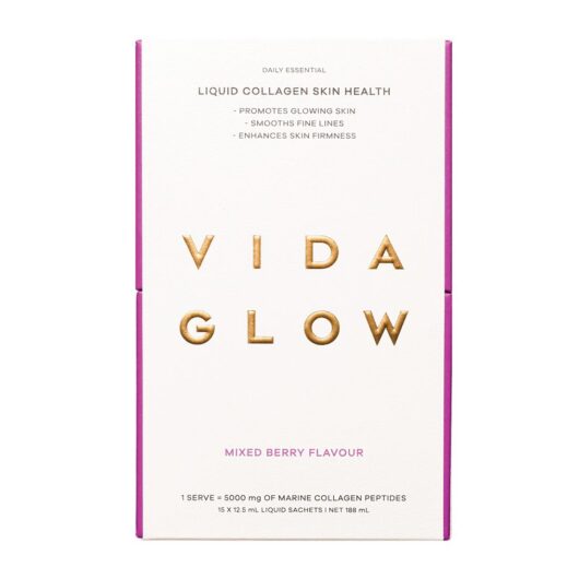 Vida Glow Liquid Collagen Skin Health 15 X 12.4Ml Sachets