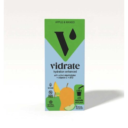 Vidrate Hydration Electrolyte Sachets Apple & Mango - 12