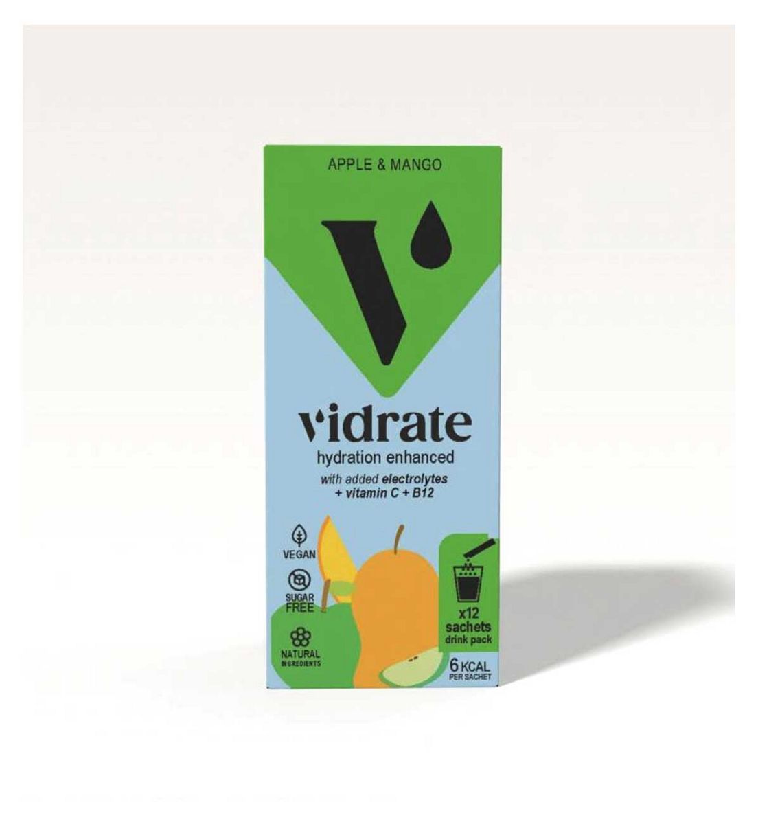 Vidrate Hydration Electrolyte Sachets Apple & Mango - 12