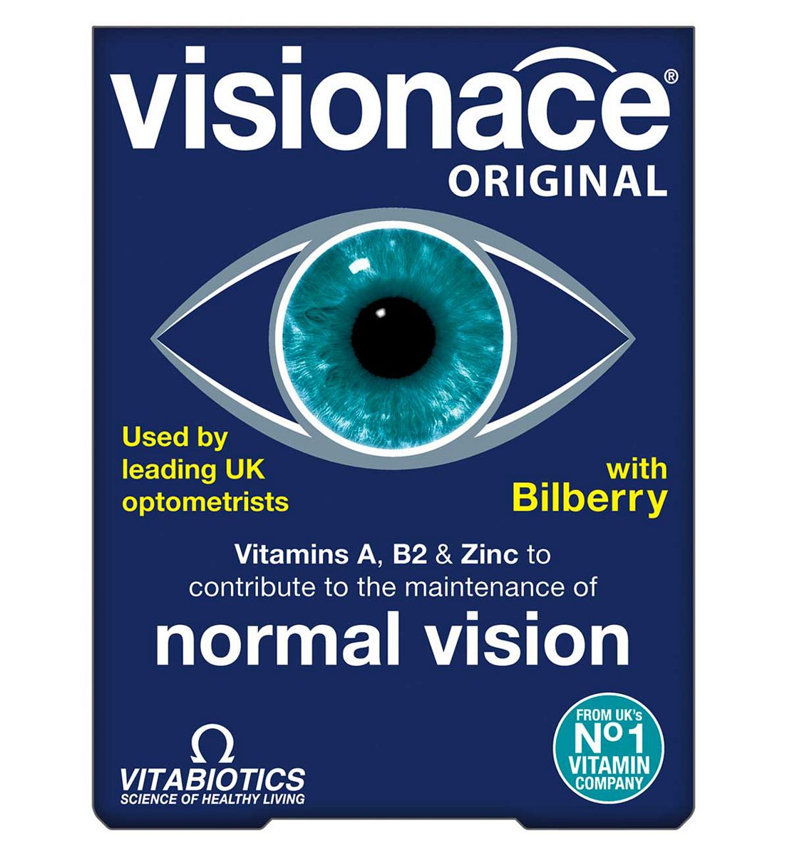 Visionace Vitabiotics Original - 30 Tablets, Caps