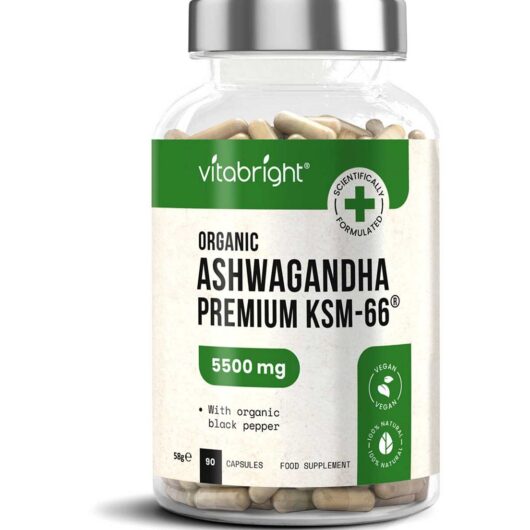 VitaBright Ashwagandha Ksm-66 5500Mg - 90 Capsules (3 Month Supply)
