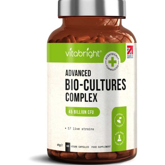 VitaBright Bio Cultures Probiotic Capsules 1 Month Supply 60S