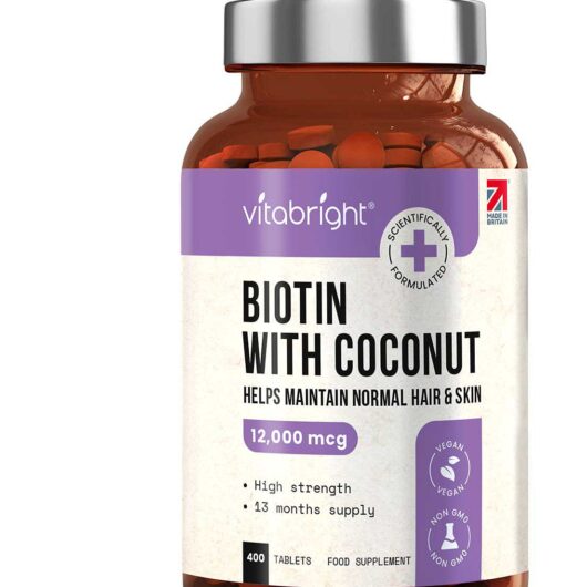 VitaBright Biotin & Coconut 12,000Mcg Tablets 13 Month Supply 400S