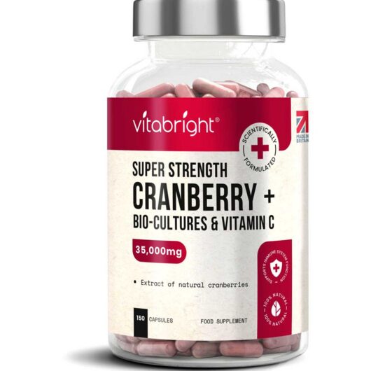 VitaBright Cranberry Bio Cultures & Vitamin C Capsules 75 Day Supply 150S