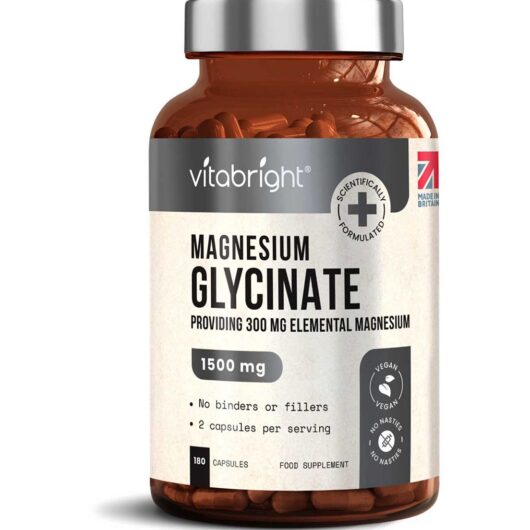 VitaBright Magnesium Glycinate Capsules 3 Month Supply 180S