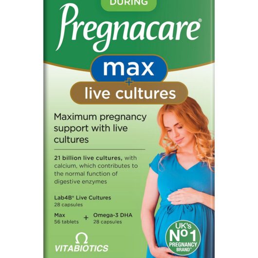 Vitabiotics Pregnacare Max Live Cultures 28 Tablets C4 And C9-56