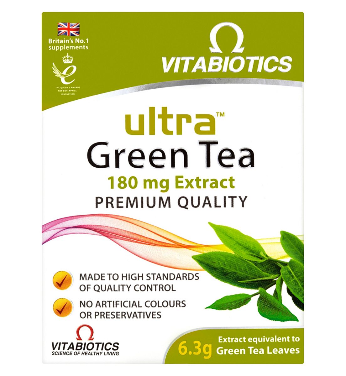 Vitabiotics Ultra Green Tea 30 Tablets