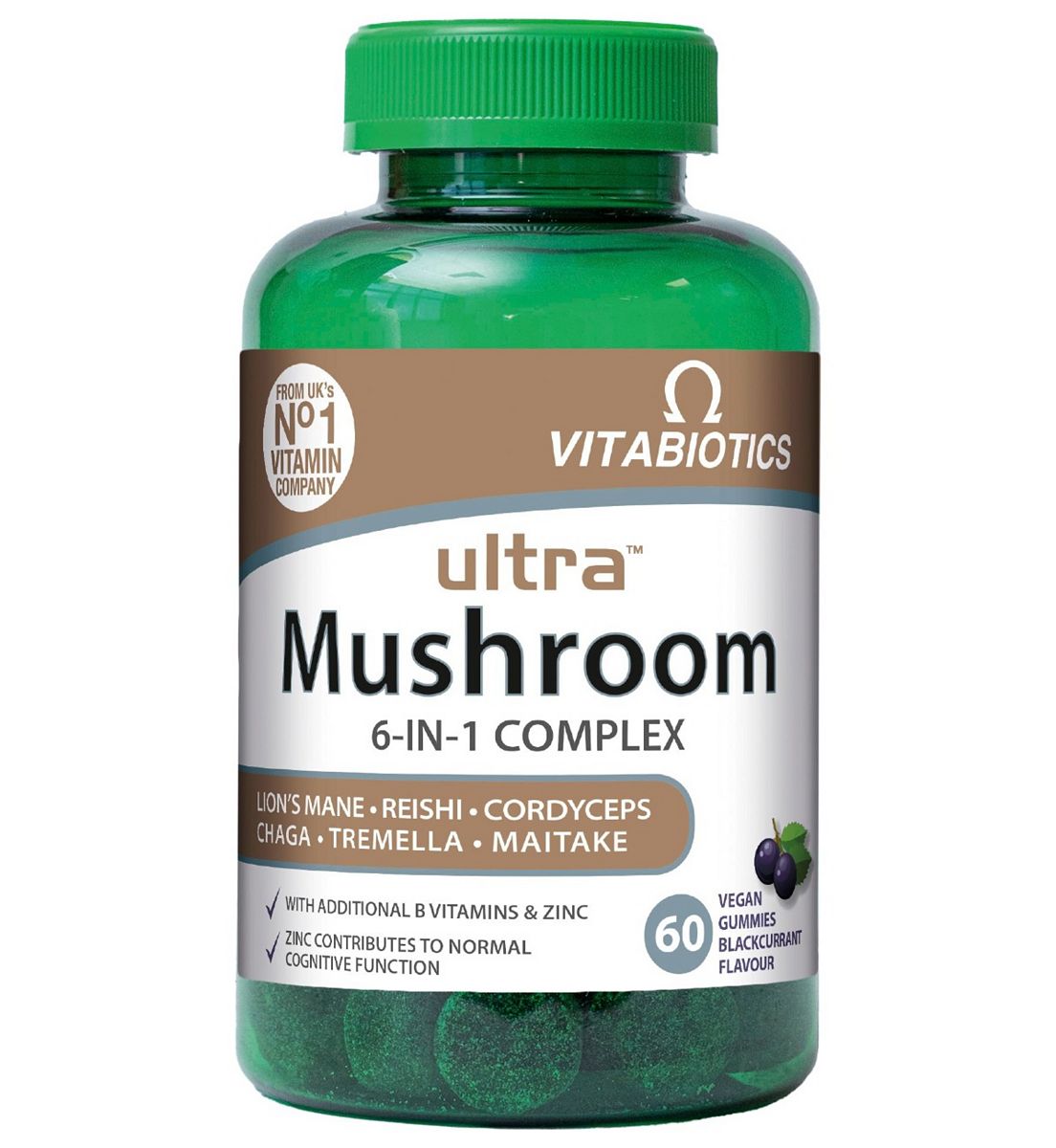 Vitabiotics Ultra Mushroom High Strength 60 Gummies