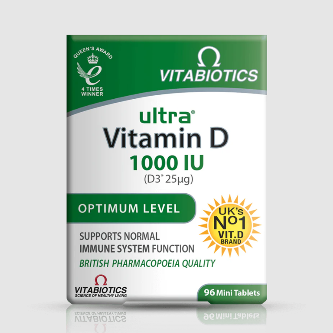 Vitabiotics Ultra Vitamin D 1000IU 96 Tablets