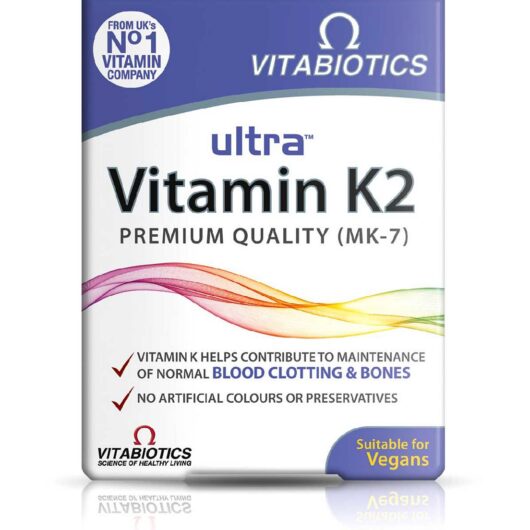 Vitabiotics Ultra Vitamin K2 Tablets 60S