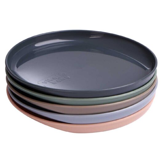 Vital Baby Nourish Perfectly Simple Plates 5 Pack - Natural