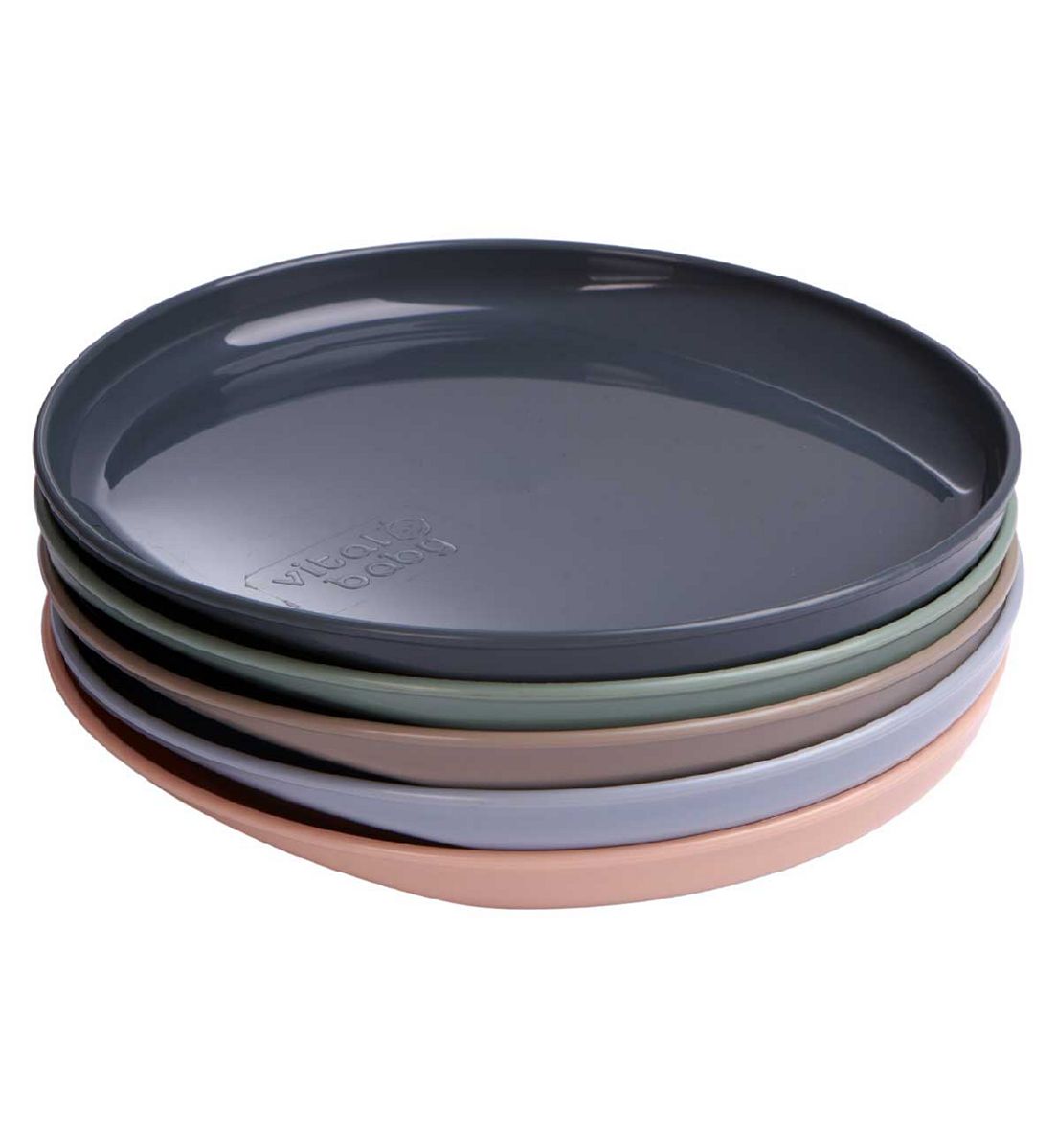 Vital Baby Nourish Perfectly Simple Plates 5 Pack - Natural