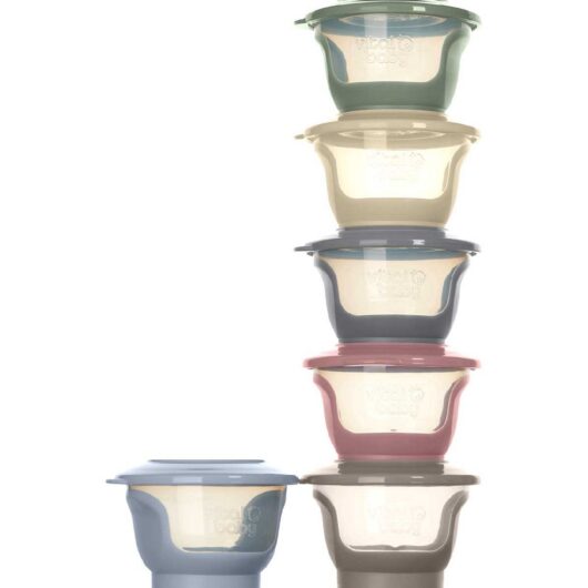 Vital Baby Nourish Store & Wean Pots 60Ml 6 Pack - Natural