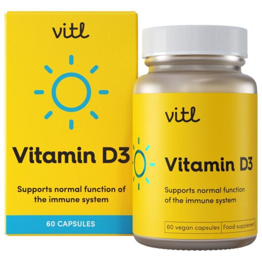 Vitl Health Goals Vitamin D3 - 60 Vegan Capsules