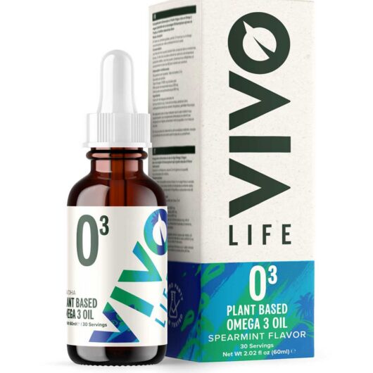 Vivo Life Plant Based Omega 3 Oil Spearmint Flavour 60ml