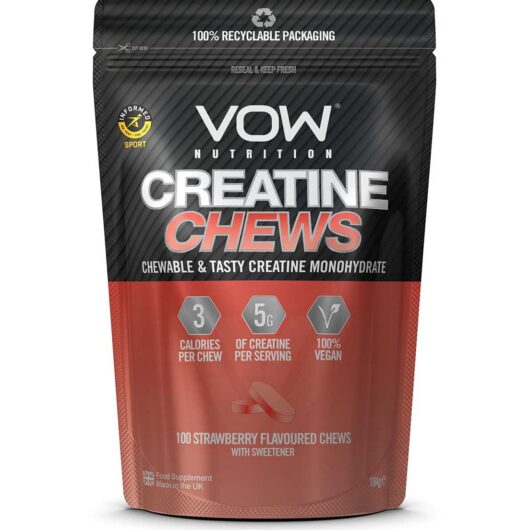 Vow Nutrition Creatine Chews Strawberry 100S