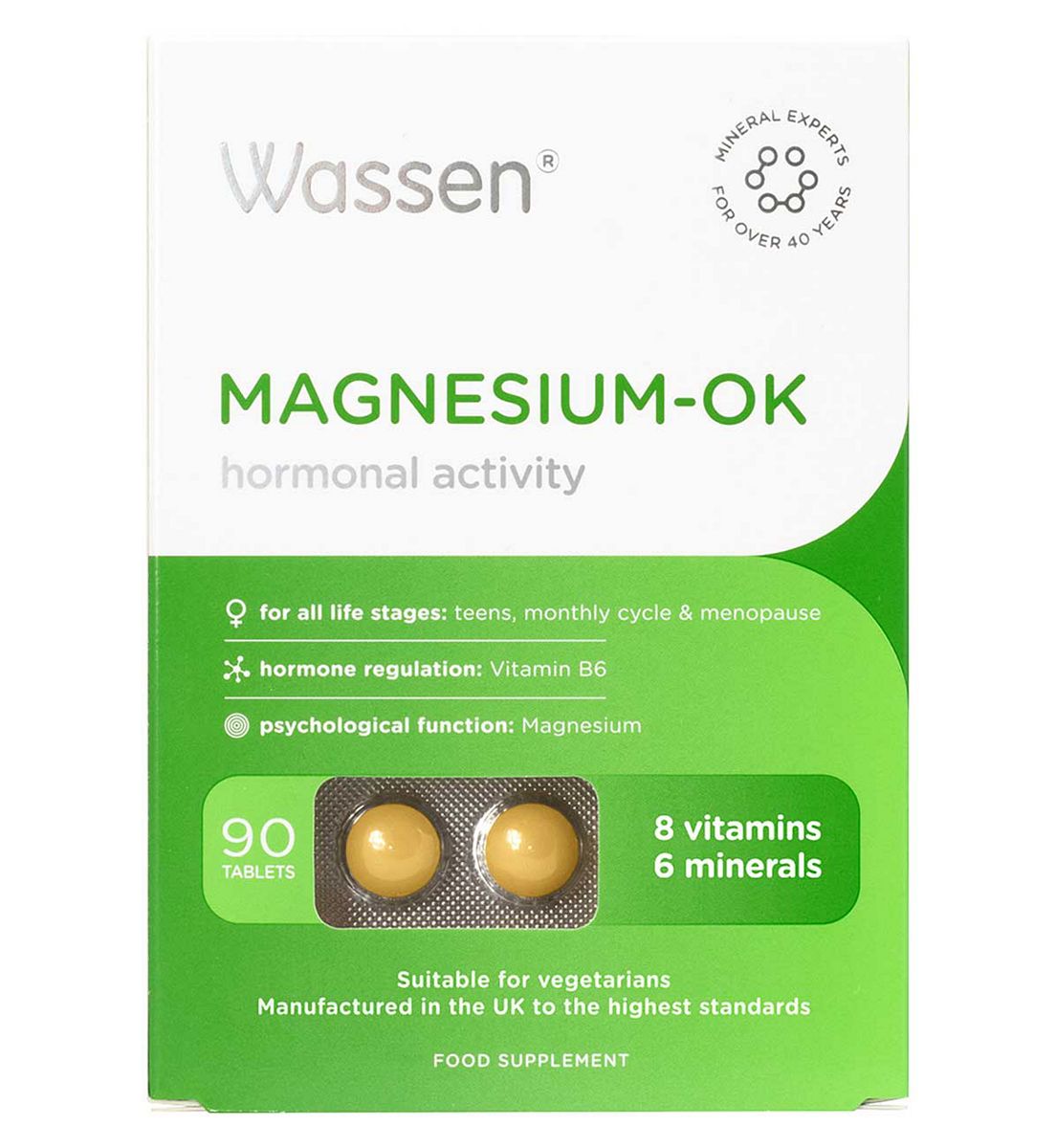 Wassen Magnesium-Ok 90 Tablets