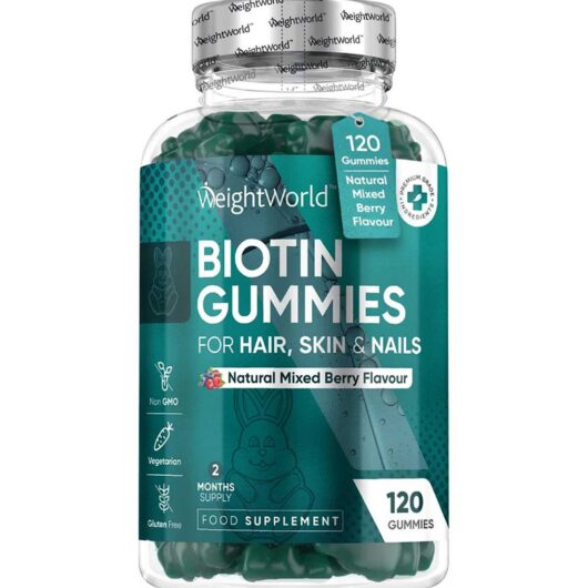 WeightWorld Biotin Gummies For Hair Skin And Nails 5000Mcg 120
