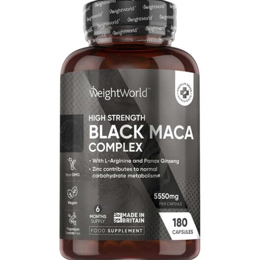 WeightWorld Black Maca Complex 5550Mg 180 Capsules