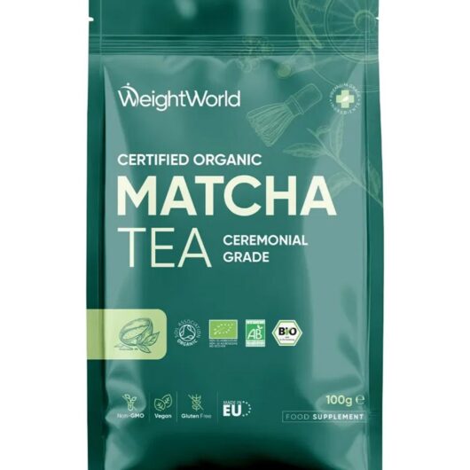WeightWorld Certified Organic Ceremonial Matcha Tea 100G Powder