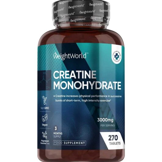 WeightWorld Creatine Monohydrate 3000Mg 270 Tablets