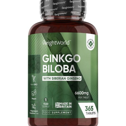 WeightWorld Ginkgo Biloba Complex 6600Mg 365 Tablets