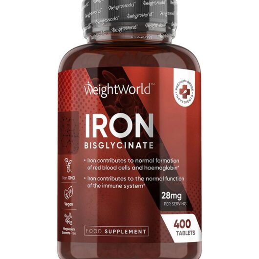 WeightWorld Iron Bisglycinate 28Mg 400 Tablets
