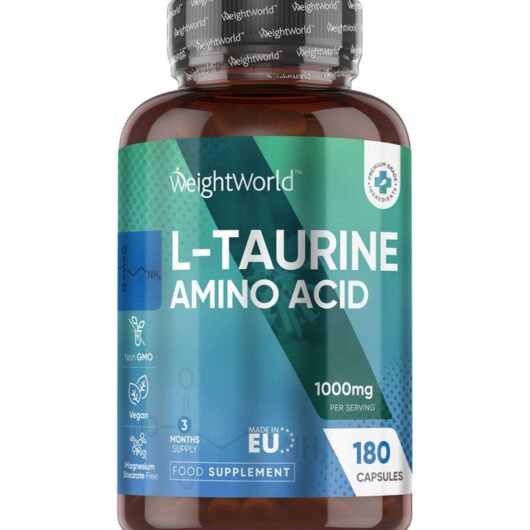 WeightWorld L-Taurine 1000Mg 180 Capsules