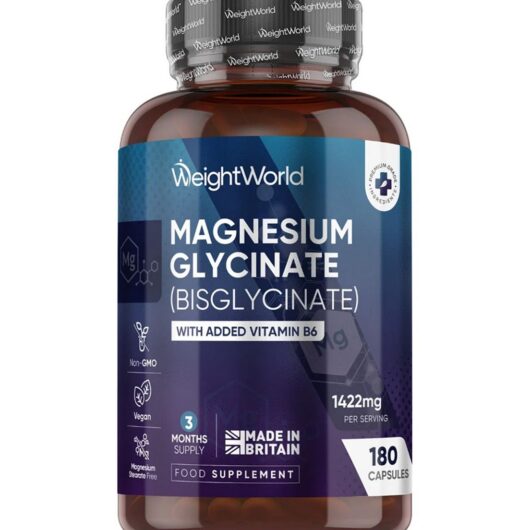 WeightWorld Magnesium Glycinate 1422Mg 180 Capsules
