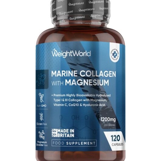 WeightWorld Marine Collagen With Magnesium 120 Capsules
