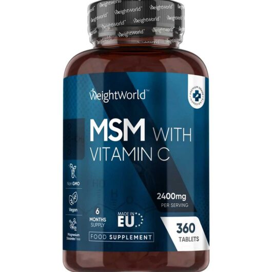 WeightWorld Msm With Vitamin C 2400Mg 360 Tablets