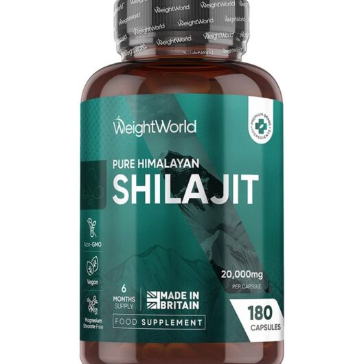 WeightWorld Pure Himalayan Shilajit 20000Mg 180 Capsules