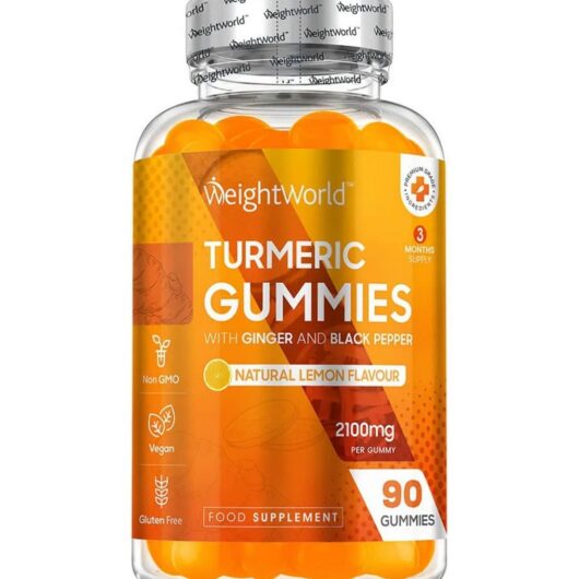 WeightWorld Turmeric Gummies 2100Mg 90