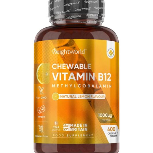 WeightWorld Vitamin B12 1000Mcg 400 Chewable Tablets