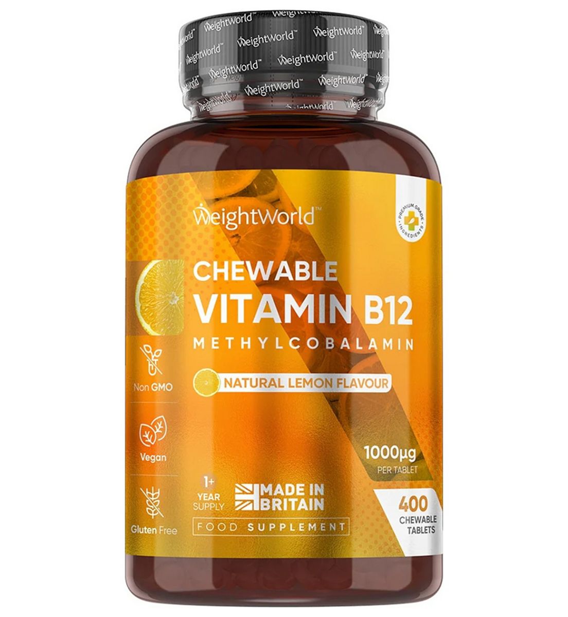 WeightWorld Vitamin B12 1000Mcg 400 Chewable Tablets