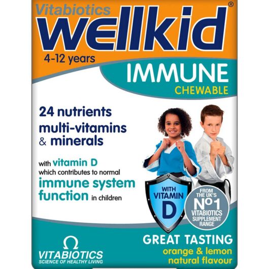 Wellkid Vitabiotics Immune Chewable - 30 Tablets