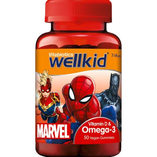 Wellkid Vitabiotics Marvel Vitamin D & Omega-3 50 Vegan Soft Jellies