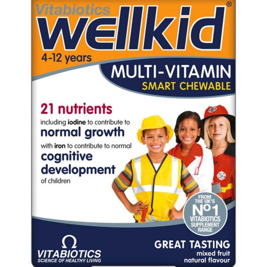 Wellkid Vitabiotics Multi-Vitamin Smart Chewable 30 Tablets