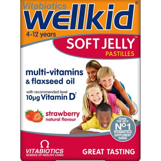 Wellkid Vitabiotics Soft Jelly Strawberry Flavour - 30 Pastilles