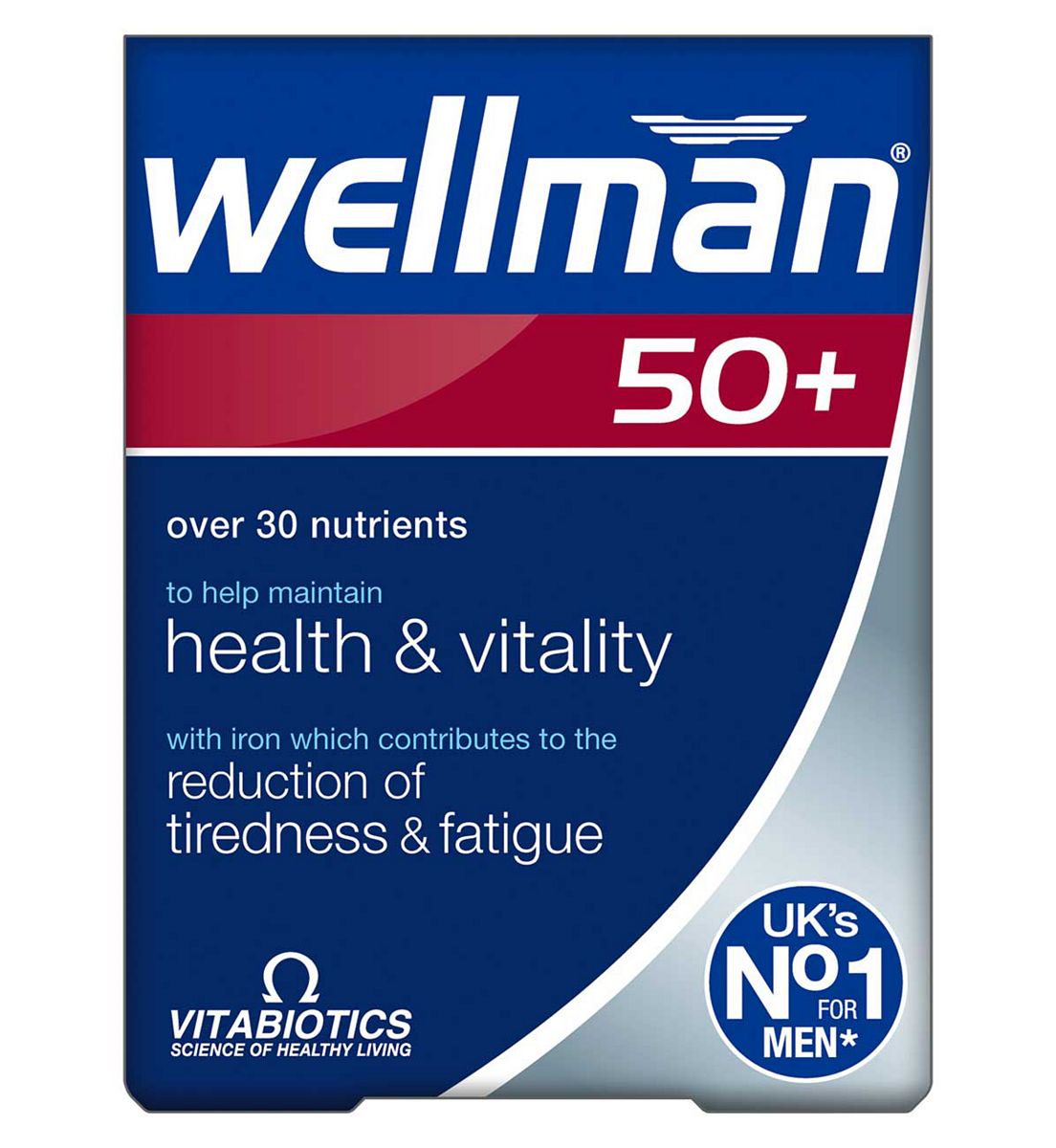 Wellman Vitabiotics 50+ 30 Tablets