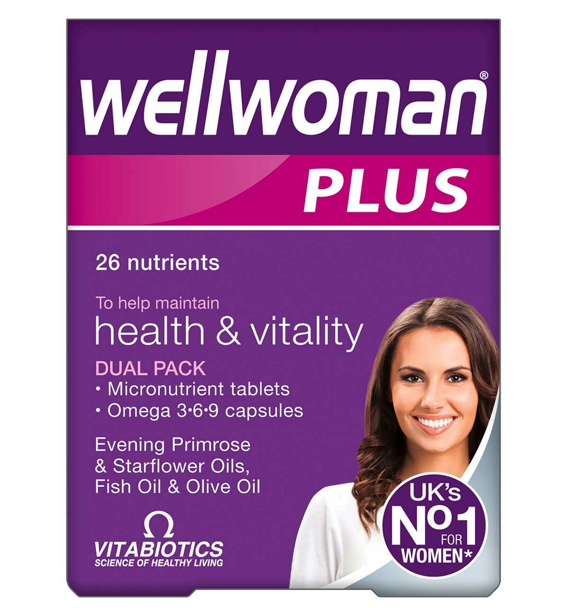 Wellwoman Vitabiotics Plus Omega 3.6.9 - 56 Tablets