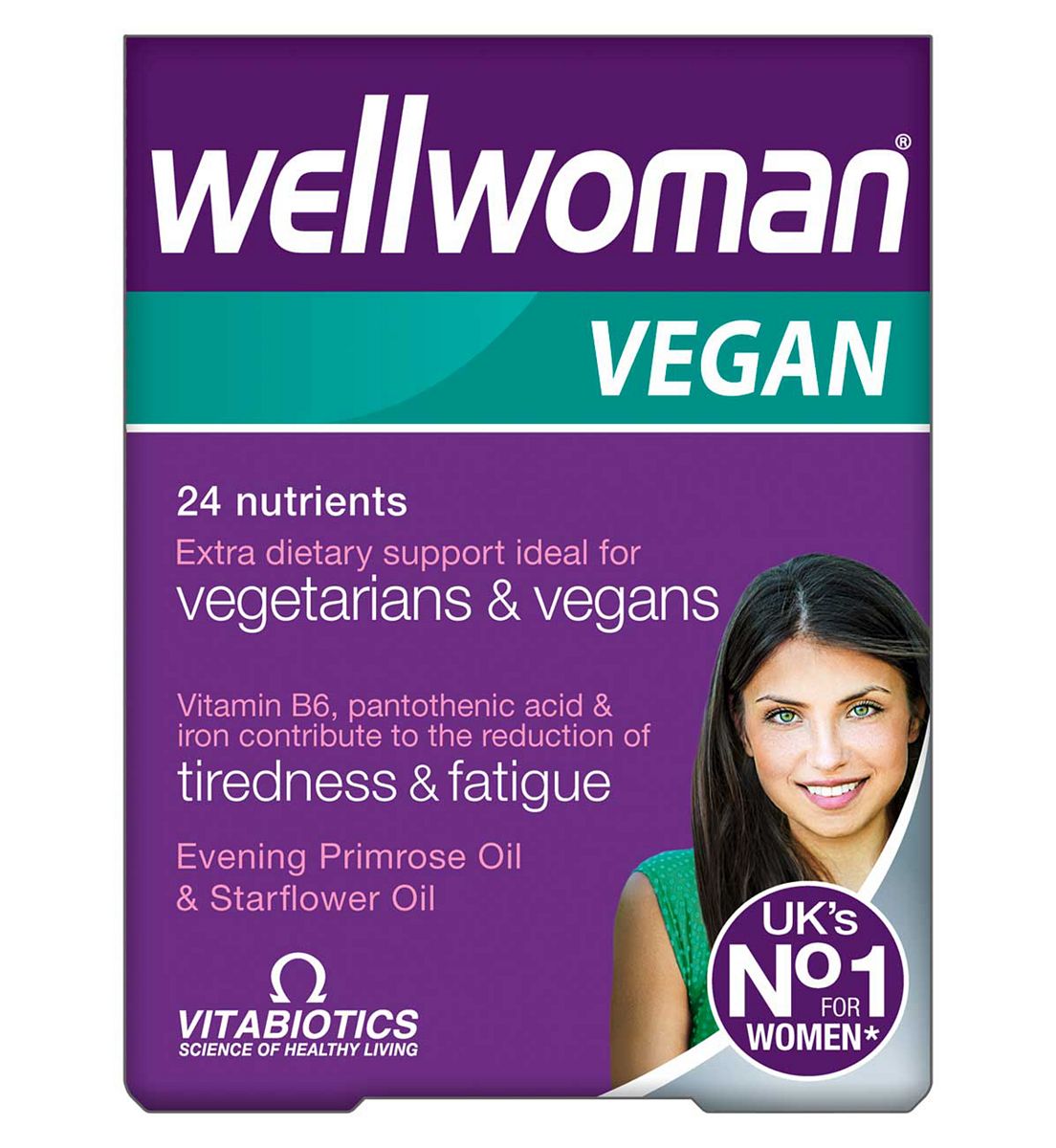 Wellwoman Vitabiotics Vegan 60 Tablets