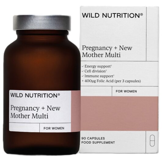 Wild Nutrition Pregnancy + New Mother Multi Supplement 90 Capsules