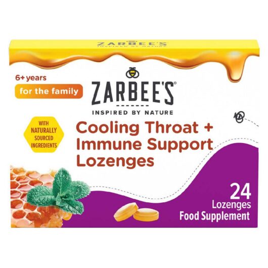 Zarbees Zarbee'S Cooling Throat + Immune Support Lozenges 24 Count