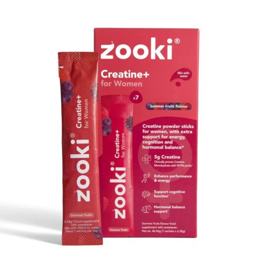 Zooki Creatine+ For Women, Summer Fruits Flavour - 7 Sachets
